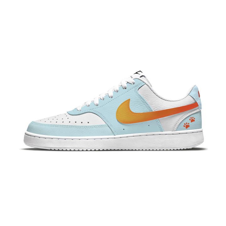Nike Nike Court Vision 1 Skateboard Shoes Women's Low Top Blue