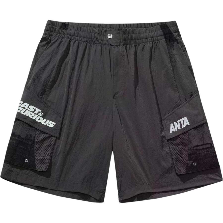 ANTA Sports Shorts Unisex Castle Gray Moderate