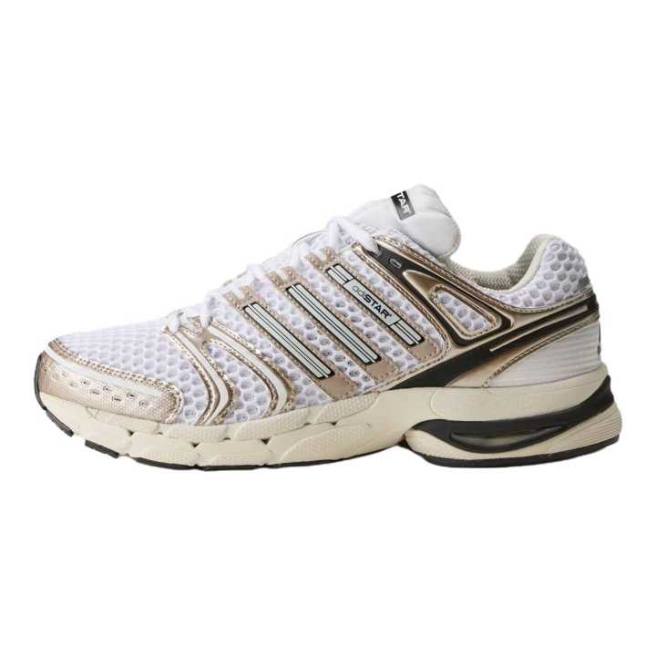 Adidas Adidas Adistar Control 5 Running Shoes Unisex White Black Gold