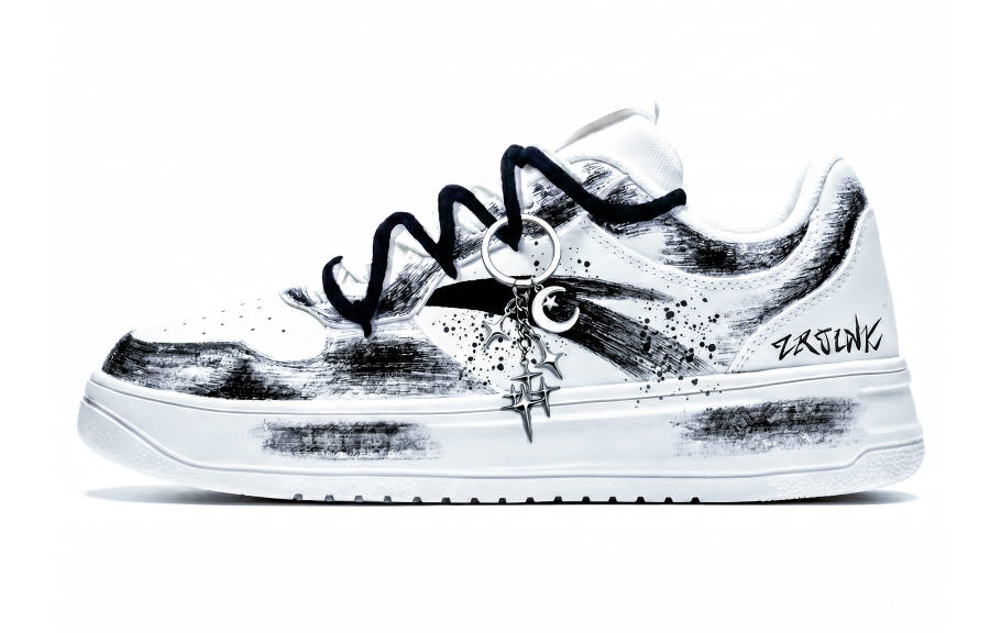 ANTA Easy Skateboard Shoes Men's Low Top White