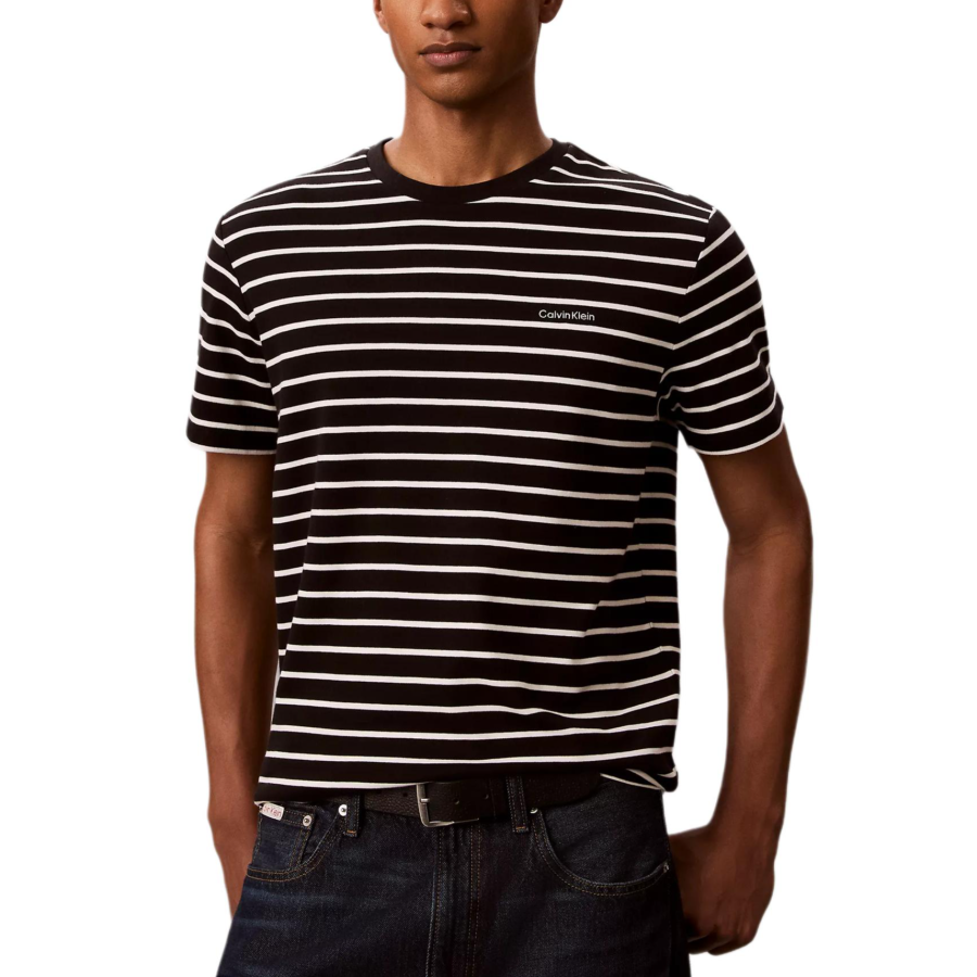 Calvin Klein T Shirts Men's Black Crew Neck