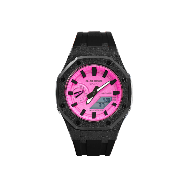 CASIO CASIO Custom Collection Quartz Movement Rubber Strap Watch Unisex Black Dial