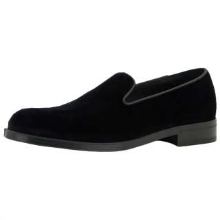 Canali Casual Leather Shoes Men's Low Top Black