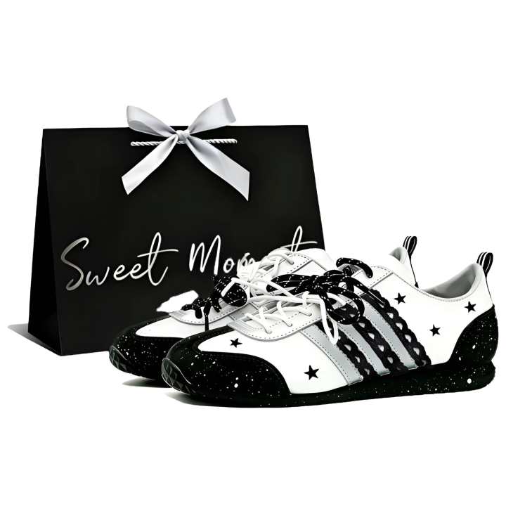 Adidas Adidas VS JOG 2.0 German Army Trainers Unisex Low Top Black/White/Gray/Silver