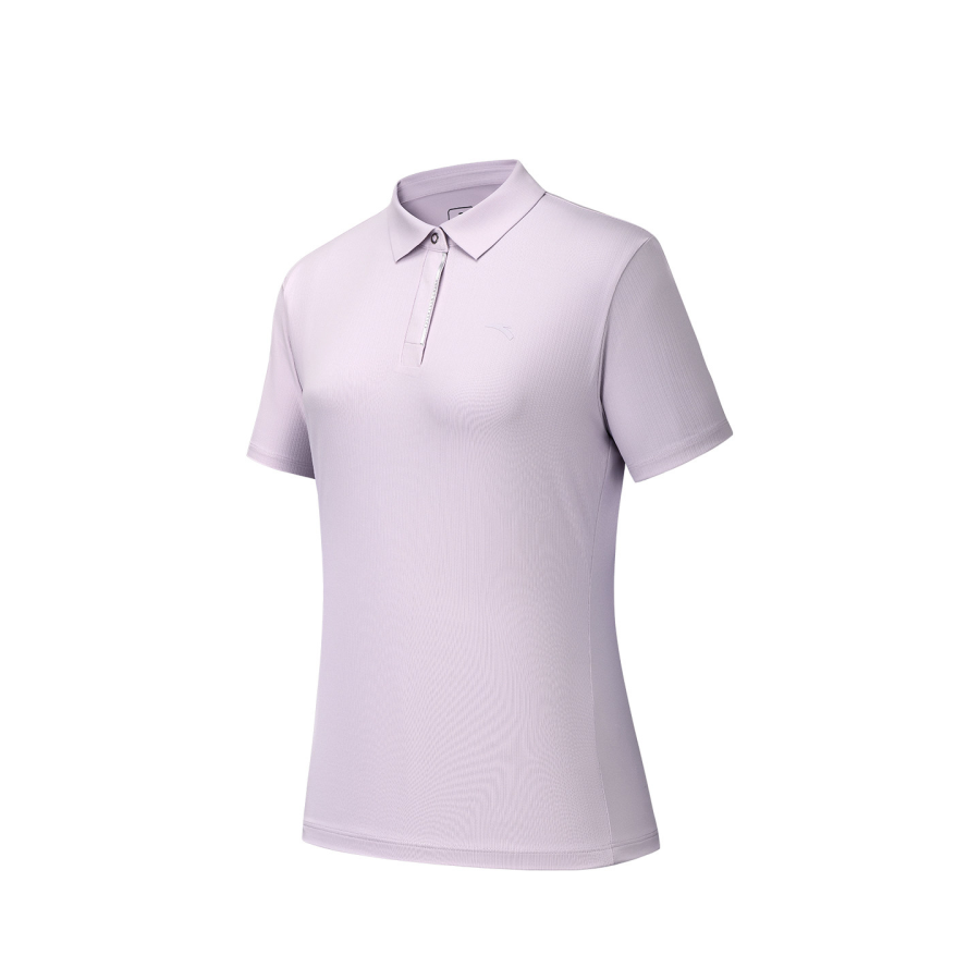 ANTA Variety Training Collection Polo Shirts Women's Twilight Mountain Purple Polo Collar Moderate Straight Fit