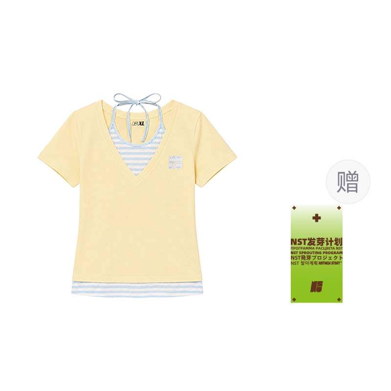NSTNEW START T Shirts Women's Halter Thin Straight Fit