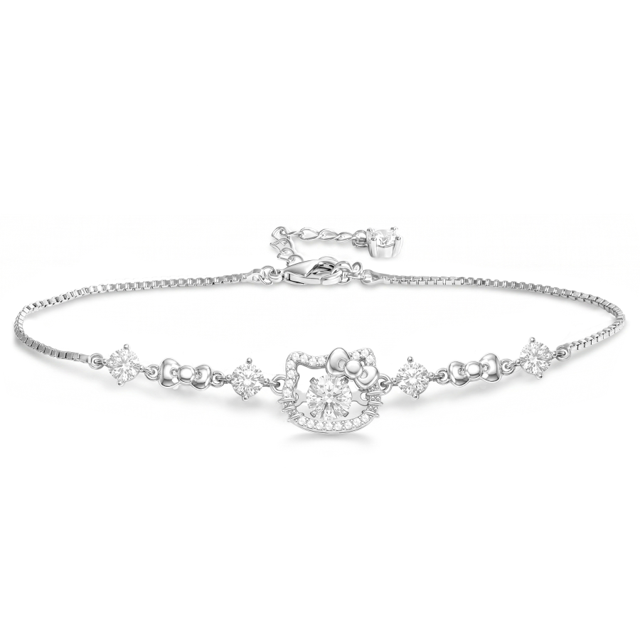 Sanrio X Hello Kitty Artificial Gemstone Bracelets Unisex