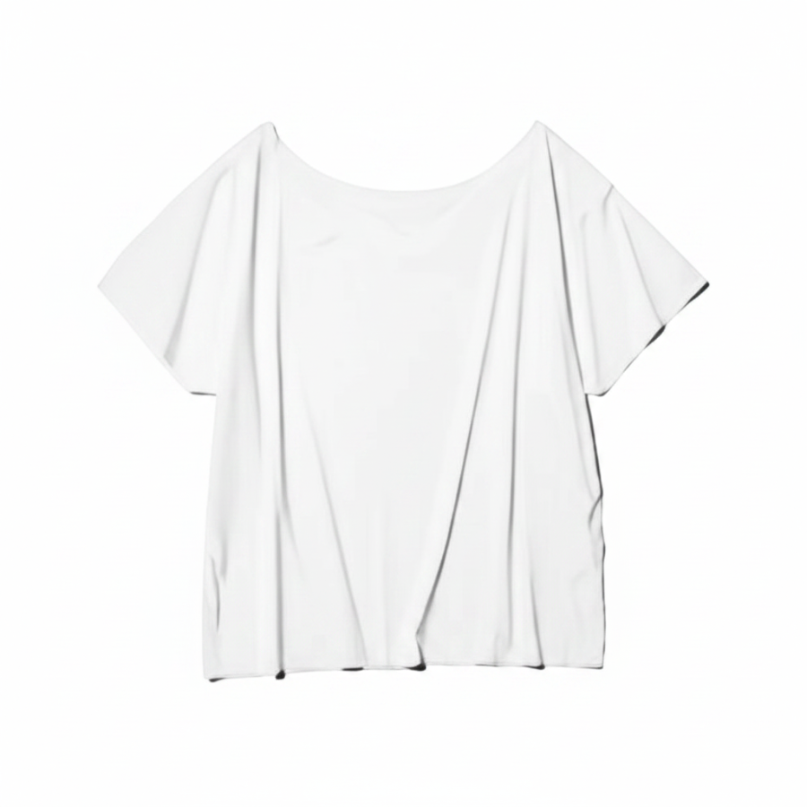 UNIQLO SS26 T Shirts Women's White V Neck Moderate