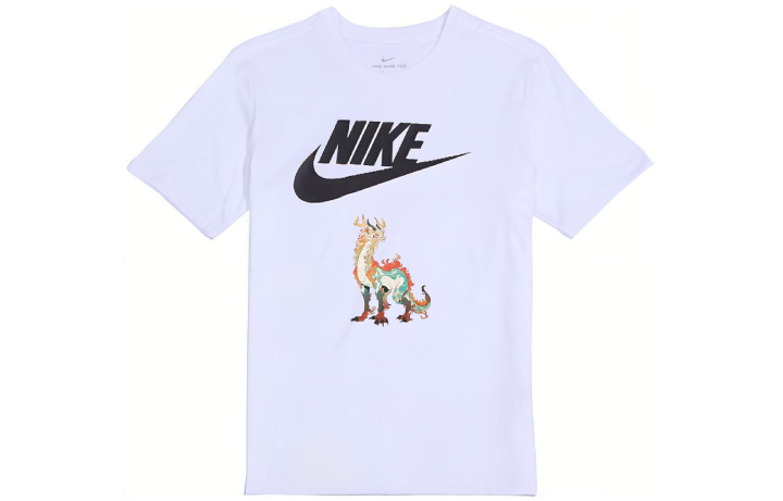 Nike Nike Sportswear T Shirts Unisex White Crew Neck
