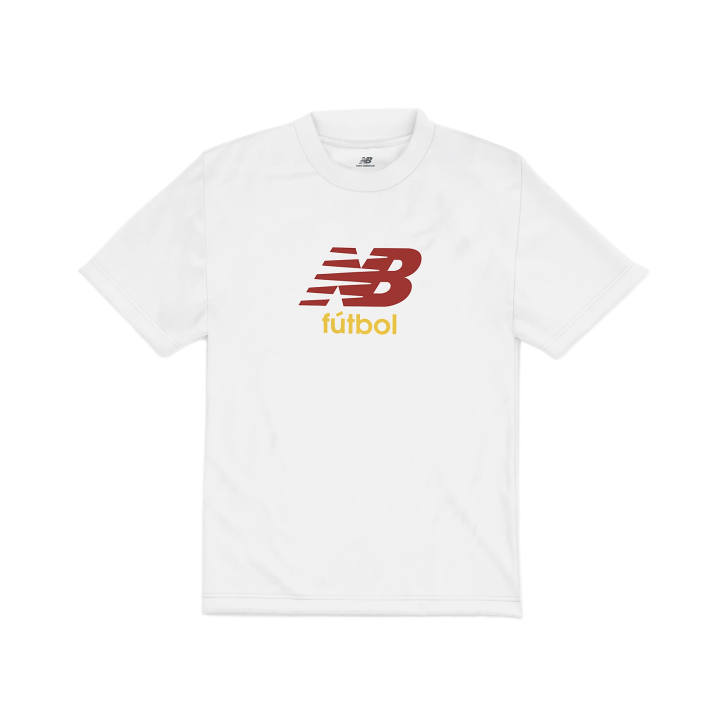 New Balance New Balance T Shirts Men's White Crew Neck Moderate