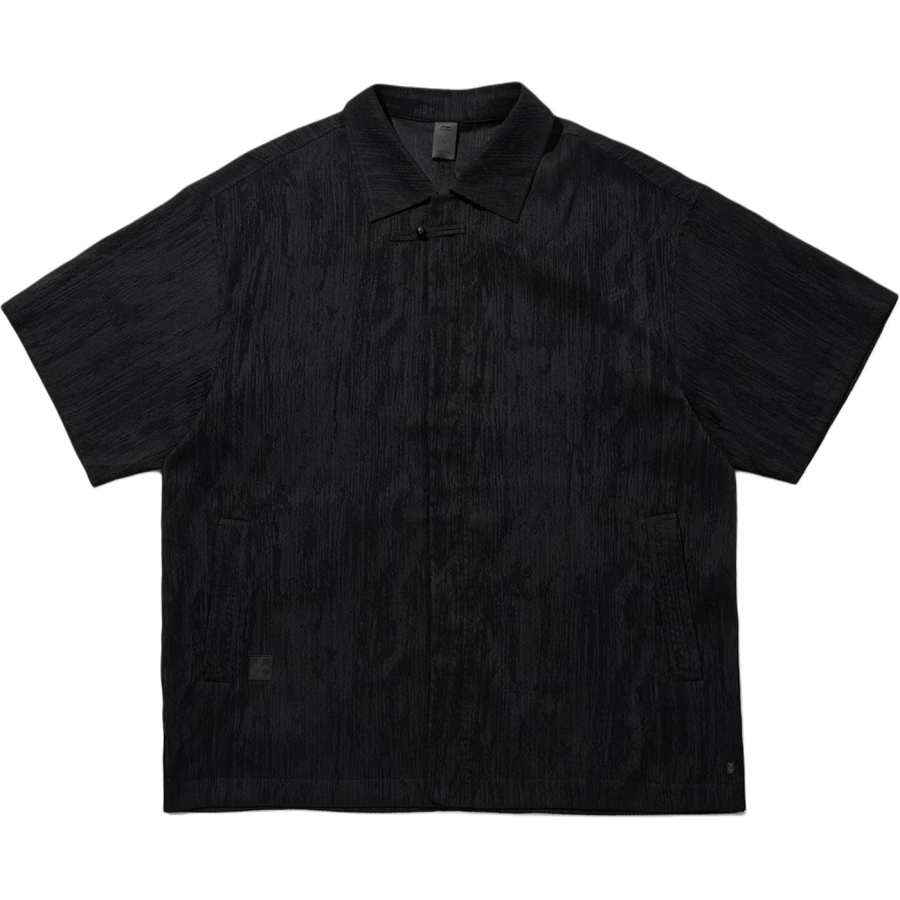 Li-Ning Li Ning Shirts Men's Black Lapel Moderate Straight Fit