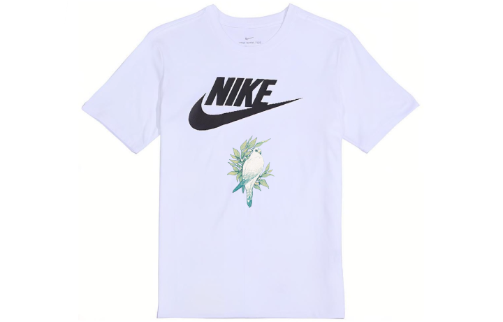 Nike Nike Sportswear T Shirts Unisex White Crew Neck