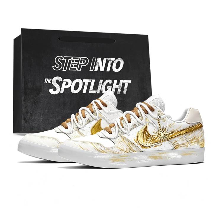 Nike Nike SB Delta Skateboard Shoes Unisex Low Top Gold