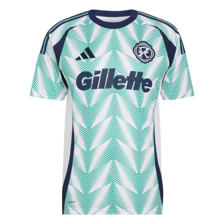 Adidas Adidas New England Soccer Jerseys Men's White/Midnight Indigo Crew Neck Moderate