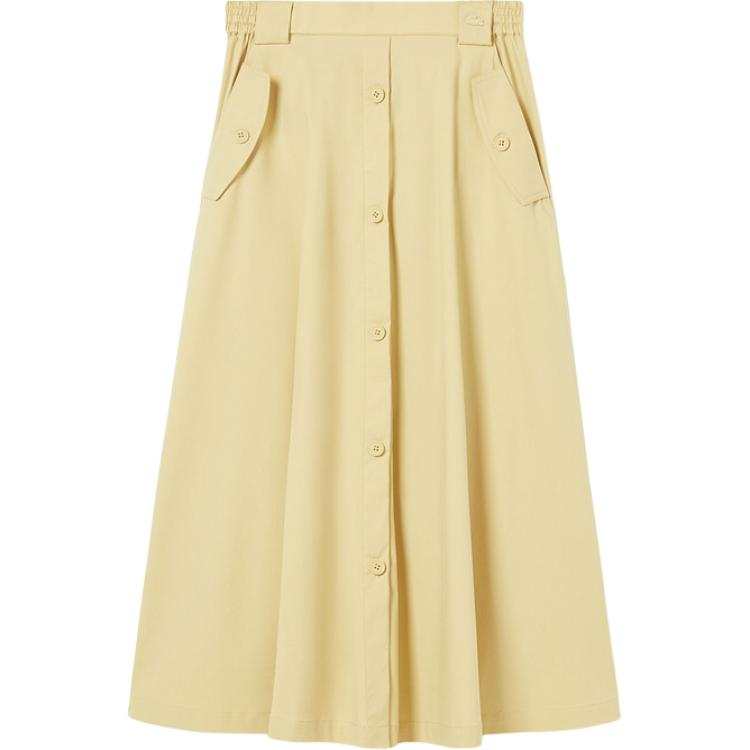 LACOSTE Casual Long Skirts Women's Moderate Midi Skirt A Line Skirt
