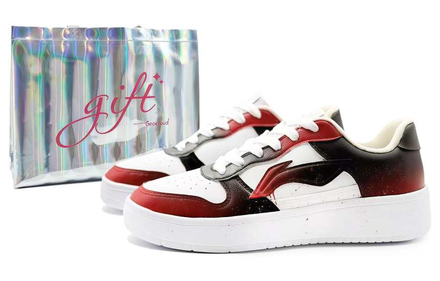 Li-Ning Li Ning Floating Boat Skateboard Shoes Men's Low Top Red/Black/White/Gold
