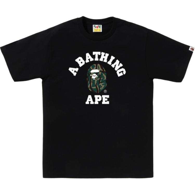 A Bathing Ape Camo College T-shirt