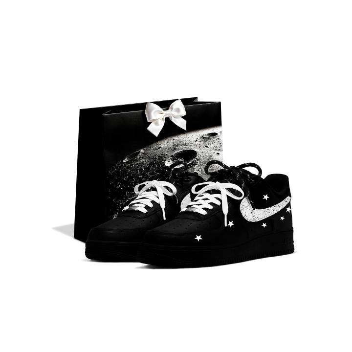 Nike Nike Air Force 1 Skateboard Shoes Unisex Low Top Black White