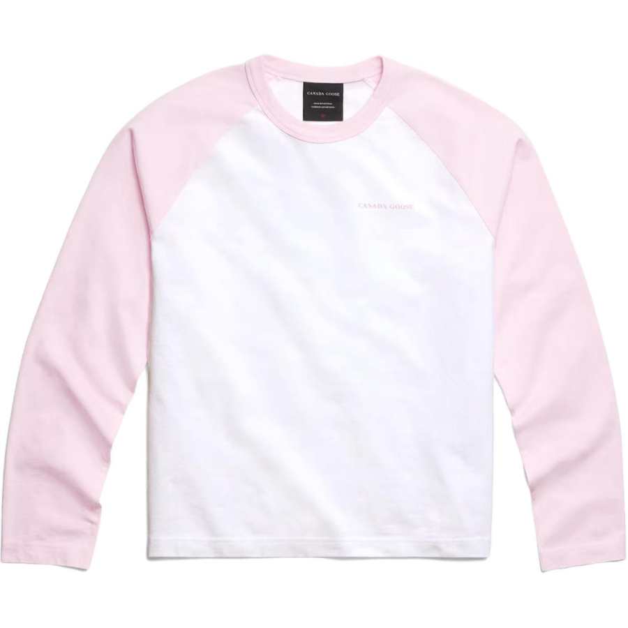 Canada Goose Summer Collection T Shirts Women's Bloom Pink Crew Neck