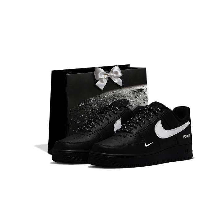 Nike Nike Air Force 1 Lv8 Skateboard Shoes Unisex Low Top Black White