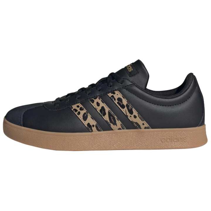 Adidas Adidas VL Court Base German Army Trainers Women's Low Top Core Black/Magic Beige/Shadow Brown