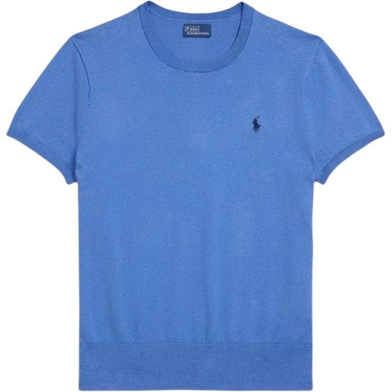Polo Ralph Lauren Knitwear Women's Blue Crew Neck Moderate Straight Fit