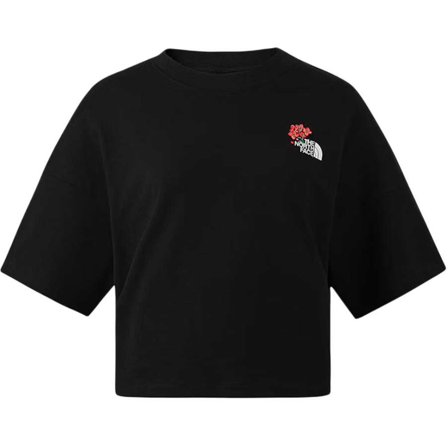 THE NORTH FACE T Shirts Women's JK3/Cosmic Black Crew Neck Moderate