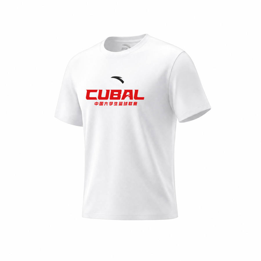 ANTA T Shirts Unisex White Crew Neck Moderate