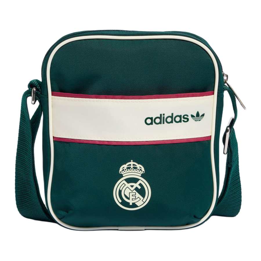 Adidas Originals Real Madrid Crossbody Bags Aurora Ivy Green & Ivory White