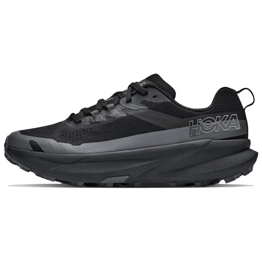 HOKA ONE ONE Trail Running Shoes Men's Low Top Black