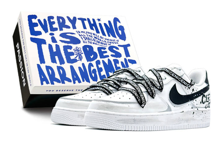 Nike Nike Air Force 1 Low Slip Resistant Cushioning Slip Resistant Cushioning Low top Skateboard Shoes Men's Gray White