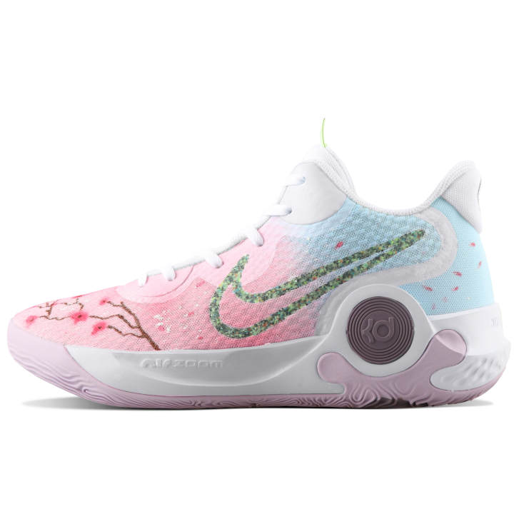 Nike Nike KD Trey 5 IX Basketball Shoes Unisex Mid Top Blue/Pink