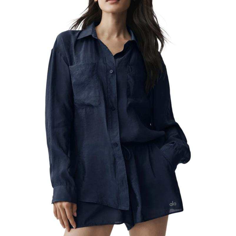 Alo Yoga Shirts Women's Lapel