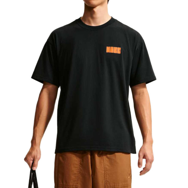 Nike Nike Sportswear T Shirts Men's Black Crew Neck Moderate