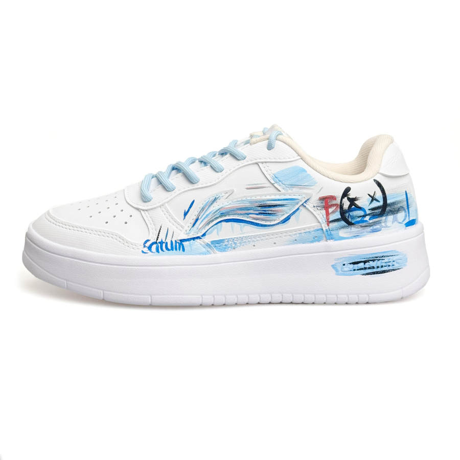 Li-Ning Li Ning Floating Boat Skateboard Shoes Unisex Low Top Red