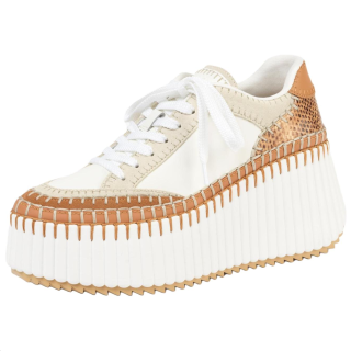 Chloé Nama Casual Shoes Women's Low Top Brown