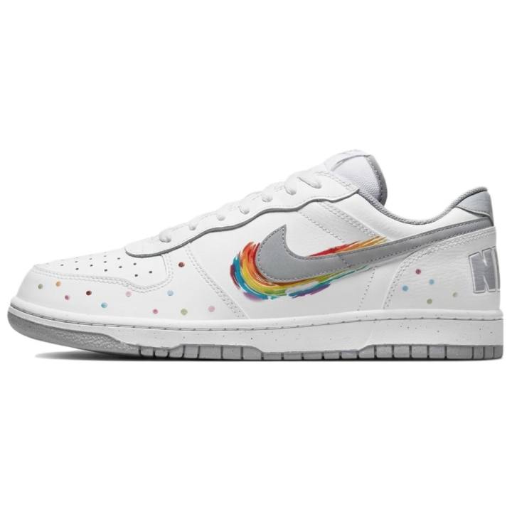 Nike Nike Big Skateboard Shoes Unisex Low Top White