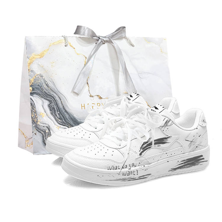 Li-Ning Li Ning Floating Boat Skateboard Shoes Men's Low Top Gray
