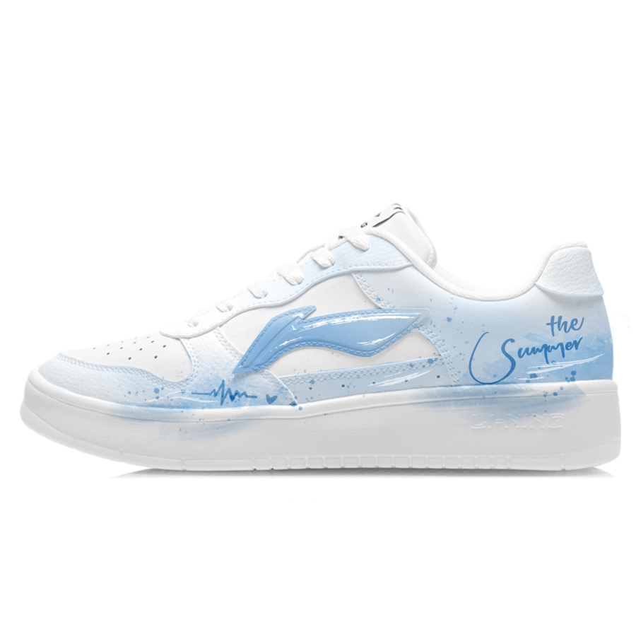 Li-Ning Li Ning Floating Boat Skateboard Shoes Unisex Low Top Light Blue