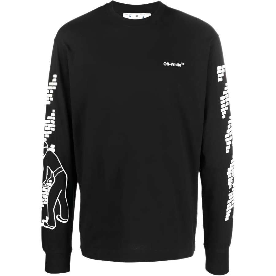OFF-WHITE OFF WHITE Bricks Skate L/S T Shirt