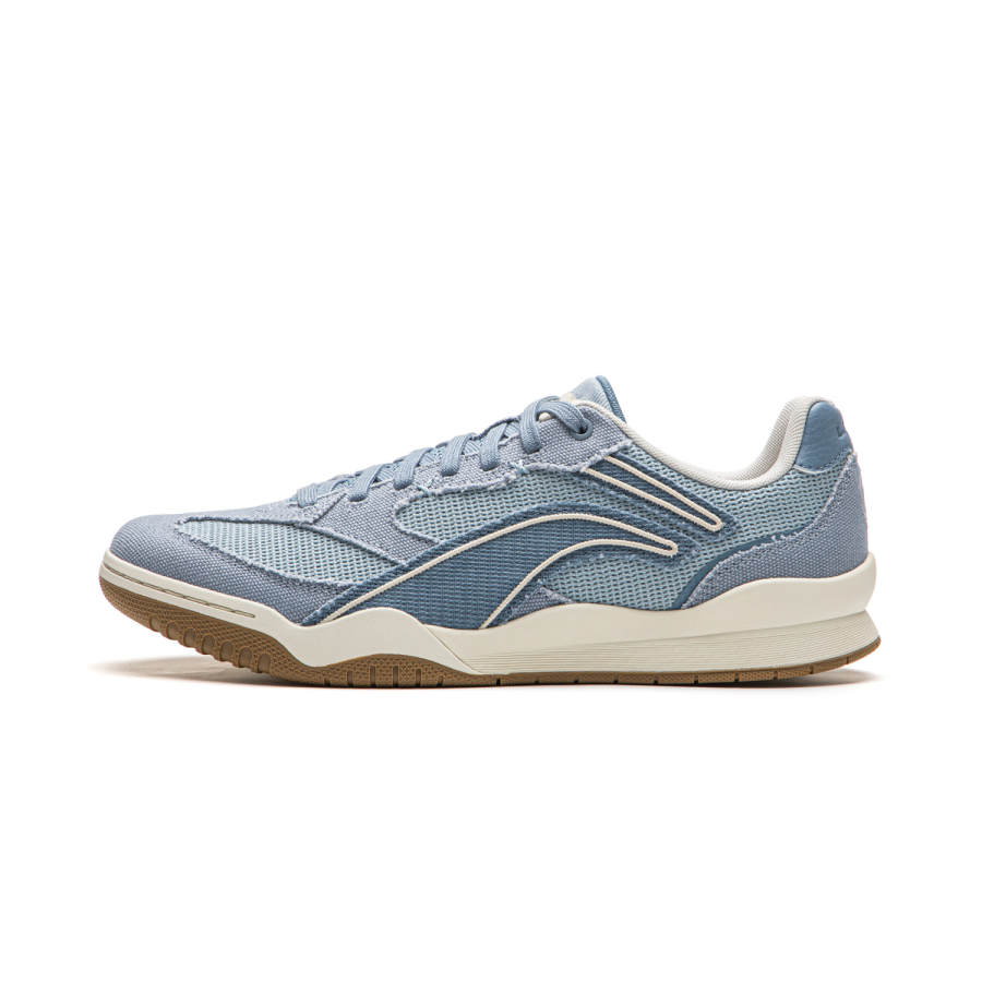 Li-Ning Li Ning Moon White Retro Skateboard Shoes Men's Low Top Thin Dust Blue/Misty Gray Blue/Autumn Blue