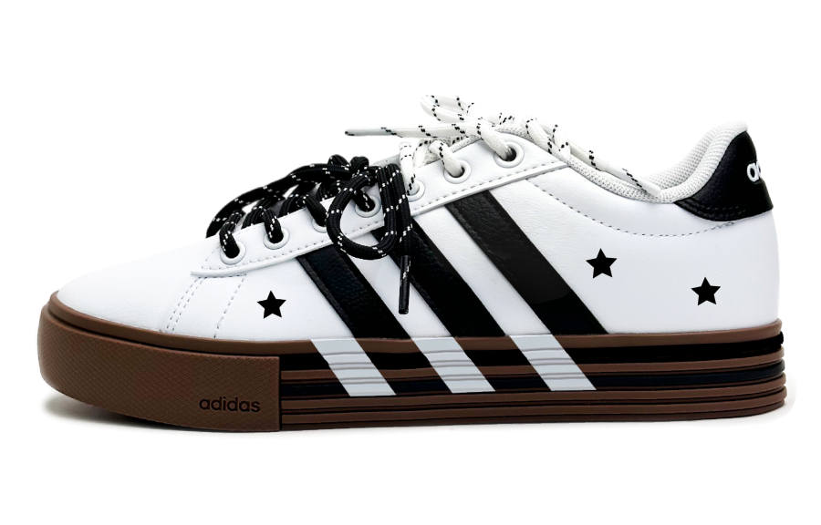 Adidas Adidas Daily 4.0 Skateboard Shoes Unisex Low Top White, Black