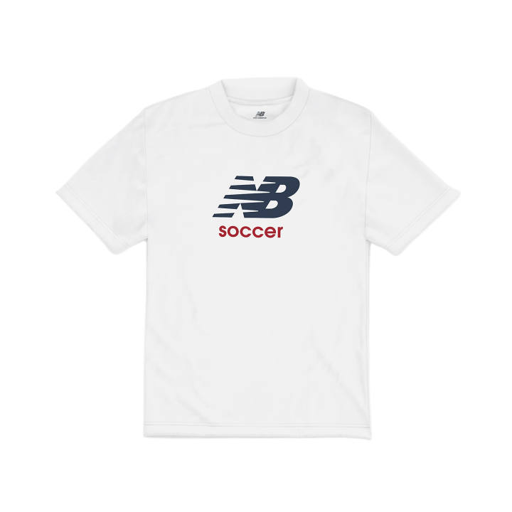 New Balance New Balance T Shirts Men's White Crew Neck Moderate