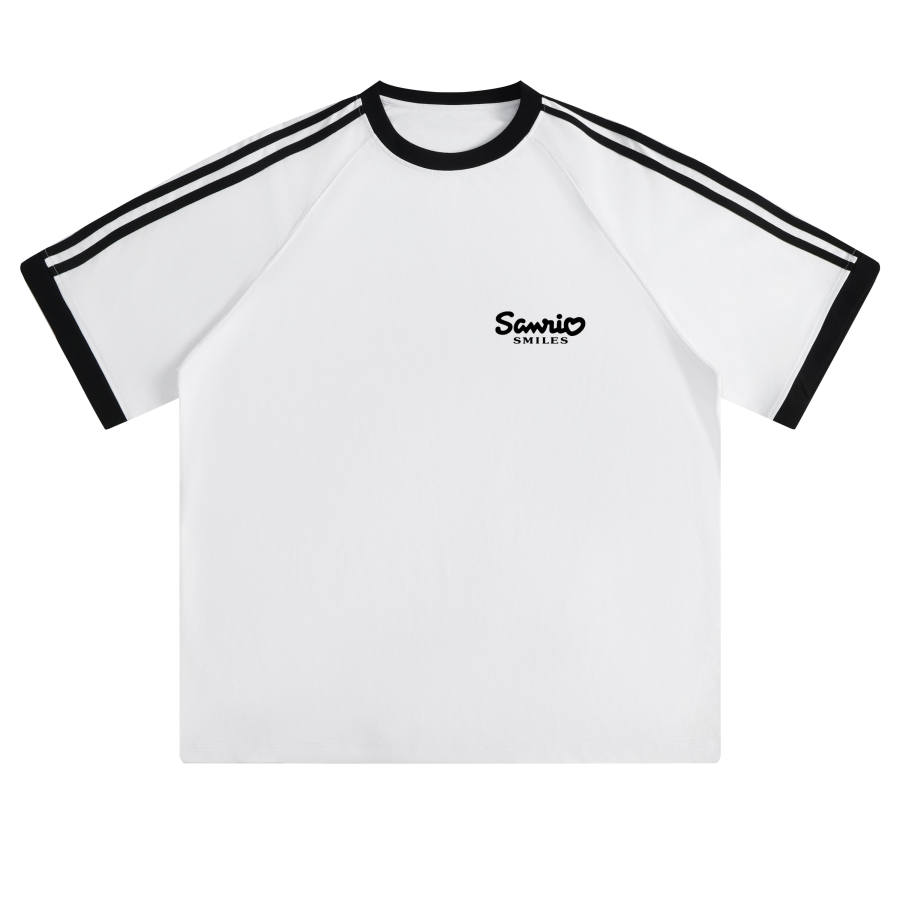 Sanrio T Shirts Women's Crew Neck Moderate Straight Fit