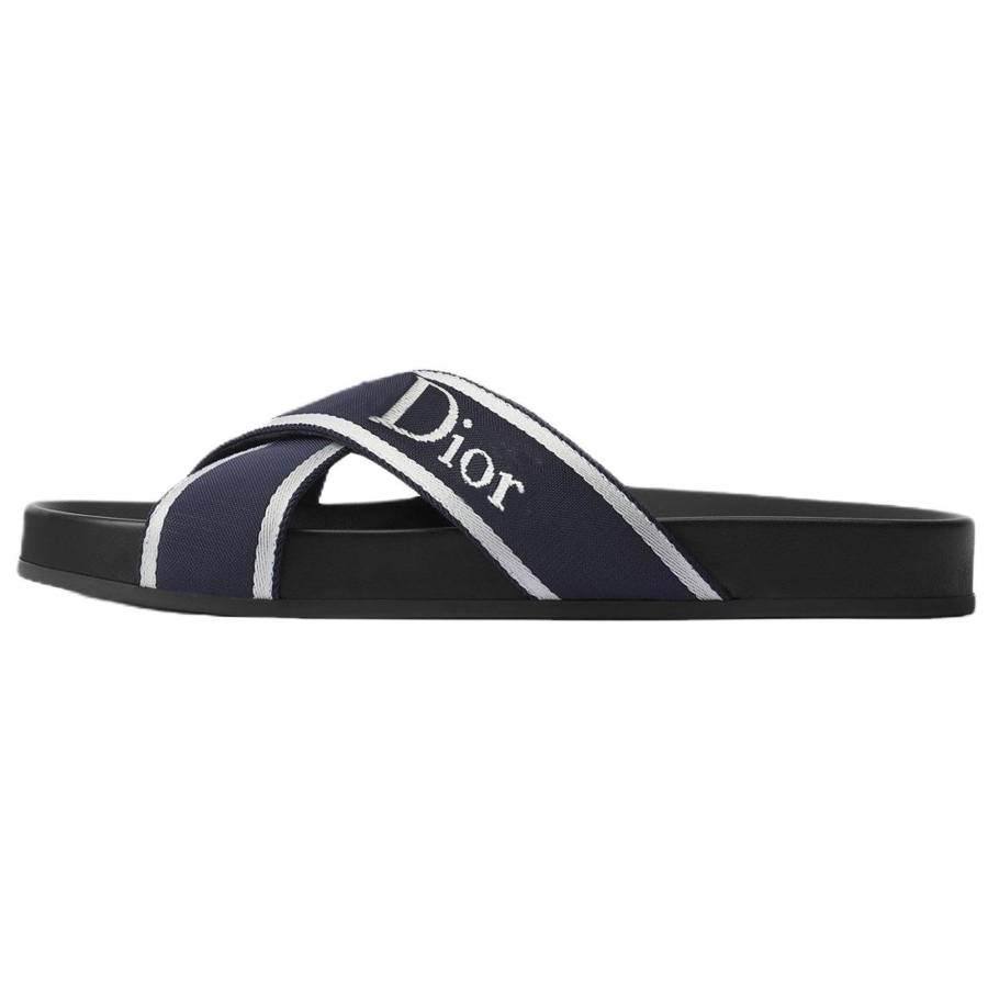 DIOR DIOR Dioriviera Slide Slippers Men's Black/White