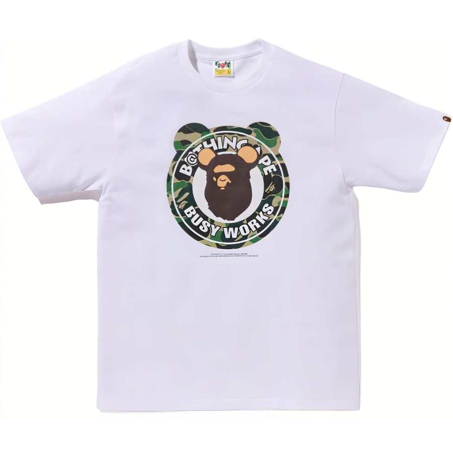 A BATHING APE Bape X Medicom Toy Abc Camo Bear Milo Tee