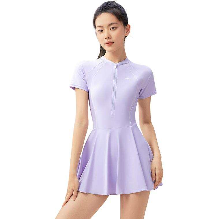 Li-Ning Li Ning One Piece Swimsuits Women's Skirt One Piece Swimsuit