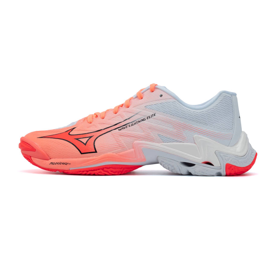 Mizuno Wave Lightning Volleyball Shoes Unisex Low Top Orange/White