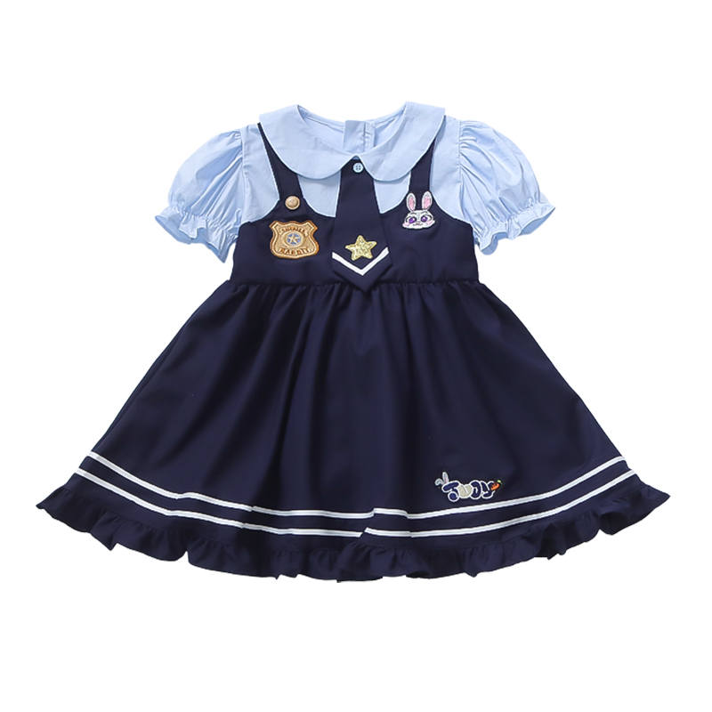 Disney Pre School Dresses Peter Pan Collar Thin Midi Dress Non Stretch