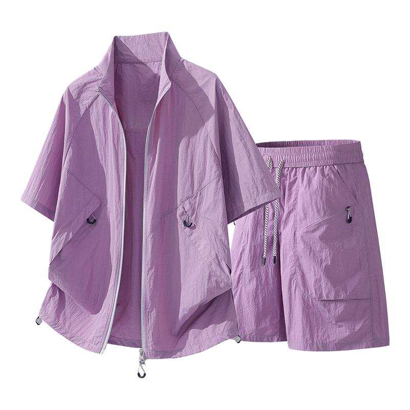 Sugarfunk Casual Sportswear Unisex Stand Collar Moderate